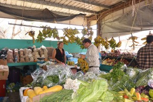 Vegetable Market in Cayo