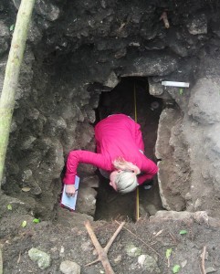 Amy drawing in C95E lower tomb