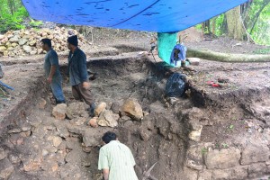 Beginning excavation of C207E 