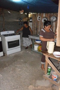 Angie and Rosita in the Kitchen
