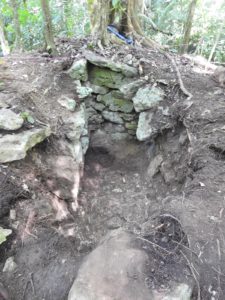 Looted tomb